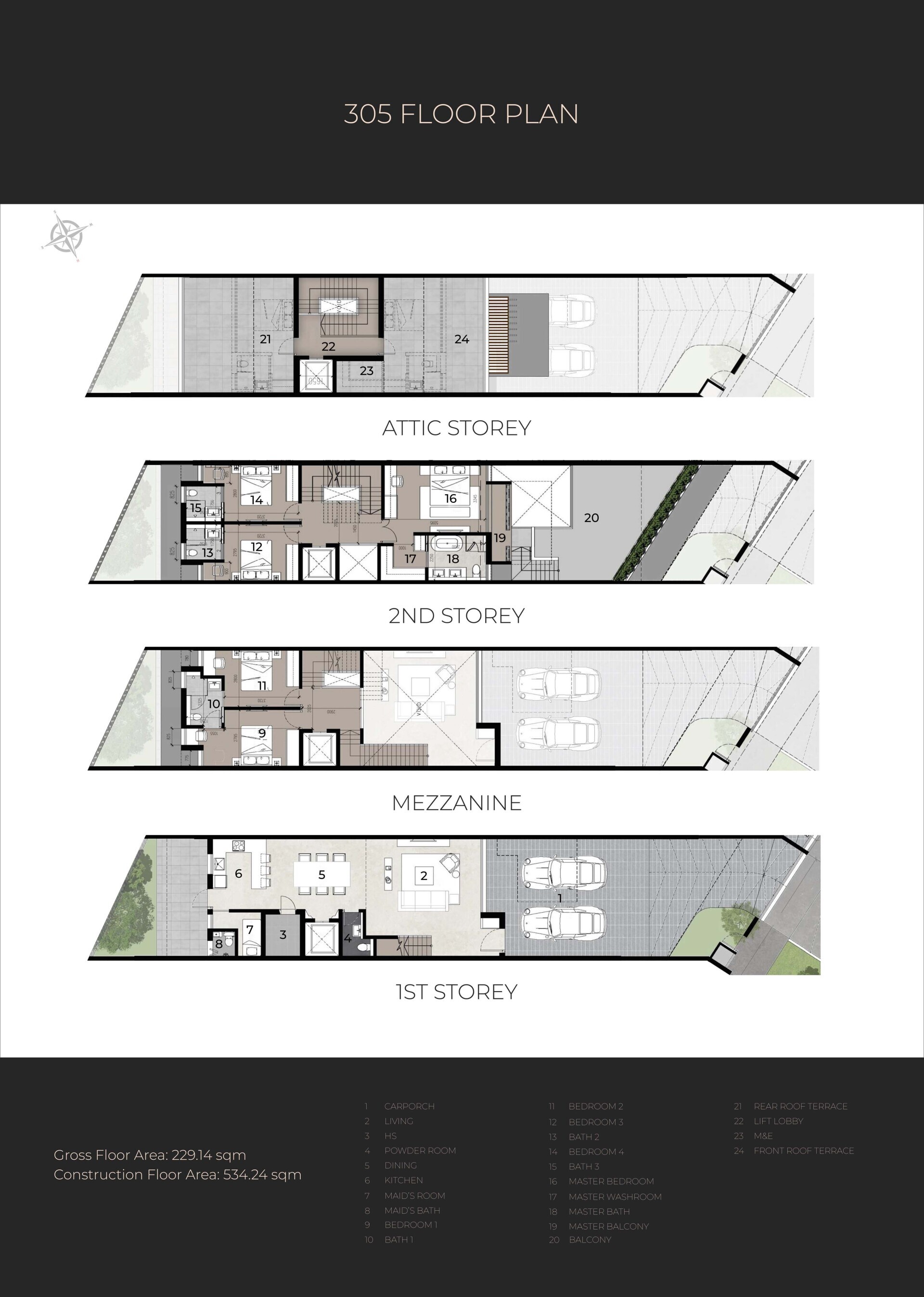 The Harbour Residences floorplan